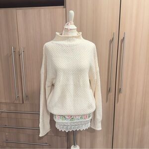 Cozy Cream Turtleneck Sweater